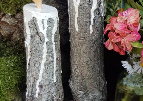 Ceri al vento - scultura su legno - loc. Crocetta di Maro, Castelnovo ne' Monti (RE)