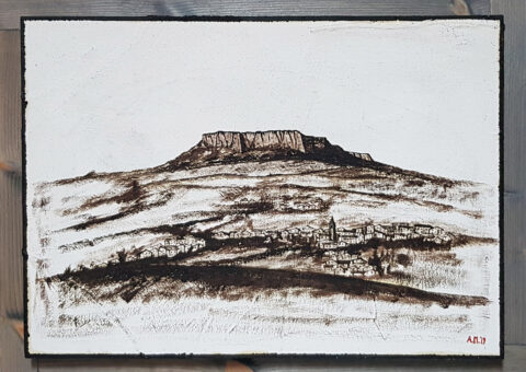 Villaminozzo - olio su tela 60x42 cm