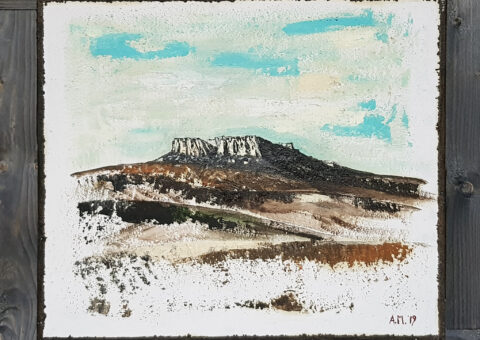 Maro - spatola su tela 35x30 cm