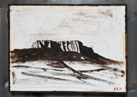 Bianconero 13 - olio su tela 40x30 cm