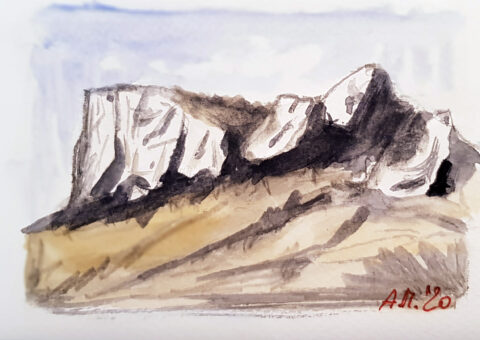 Cartolina acquarello 6 - 14,5x10,5 cm