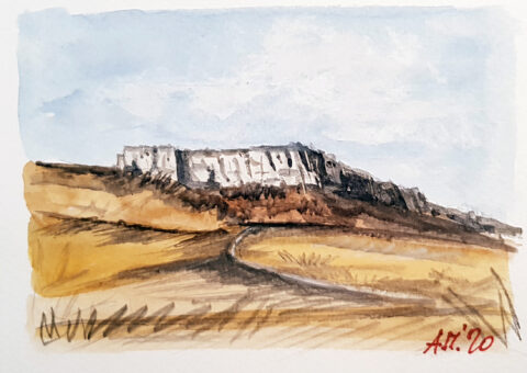 Cartolina acquarello 7 - 14,5x10,5 cm
