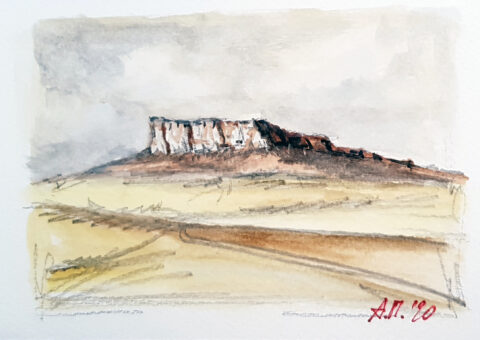 Cartolina acquarello 8 - 14,5x10,5 cm
