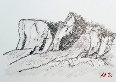 Cartolina matita 2 - 14,5x10,5 cm