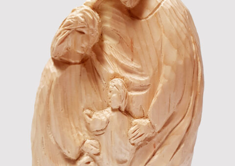Natività 2 - scultura su cirmolo 19x11x4 cm