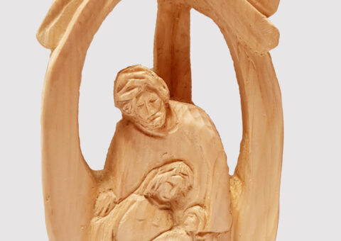 Natività 3 - scultura su cirmolo 20x11x4 cm