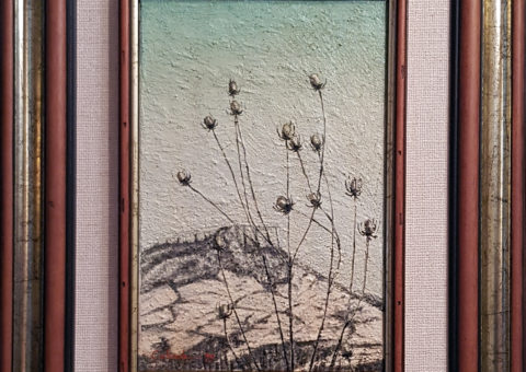 Terminaccio - olio su tela di iuta 20x30 cm (1999)