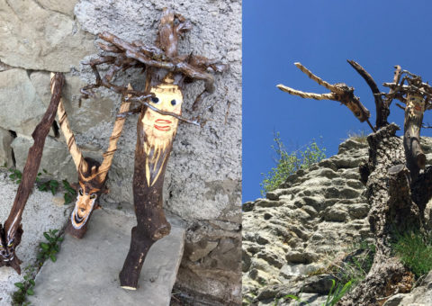 Tris di gnomi - palestra di arrampicata Sassolungo (Pietra di Bismantova)