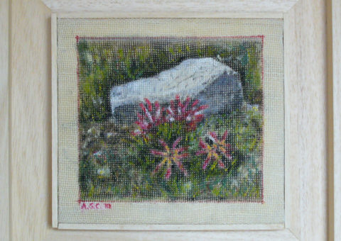 di rientro al Carestiato (Moiazza) - olio su tela 18x20 cm