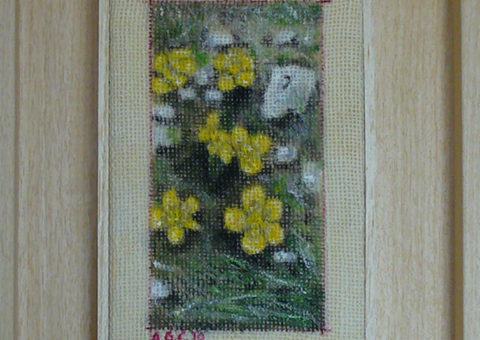 nei pressi di Capanna Alpina (Conturines) - olio su tela 13x20 cm
