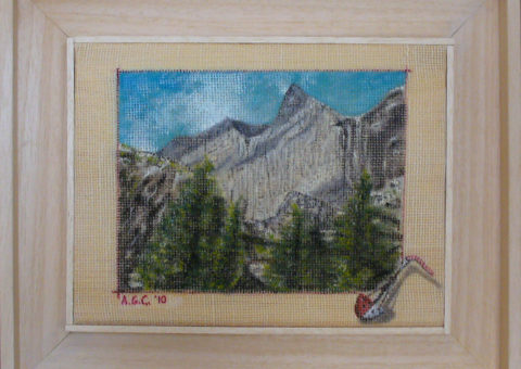 dopo Fantasia (Catinaccio) - olio su tela 20x26 cm