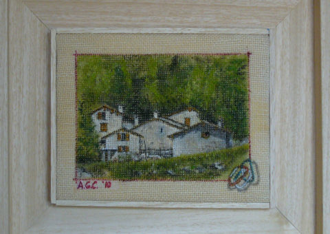Val di Mello - olio su tela  20x15 cm