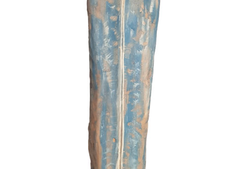 Madonna del Pezol - scultura su tiglio 82x20x17 cm