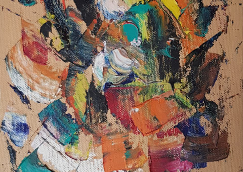 Astratto - olio su tela 18x24 cm