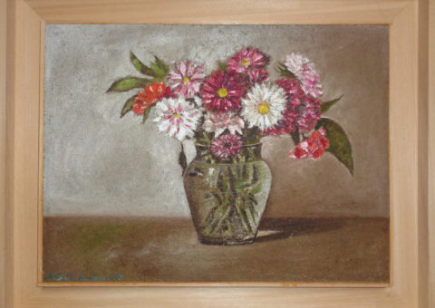 Astri - olio su tavola 40x30 cm