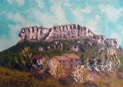 Bismantova - spatola su tela 40x60 cm