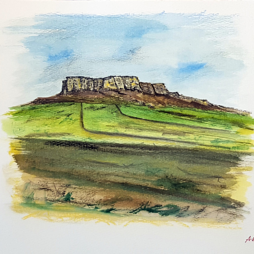 Bismantova 399 - acquarello su cartone 41x32 cm
