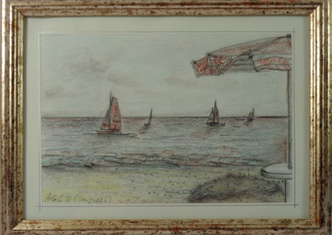 Senigallia - pastello su cartone 21x15 cm