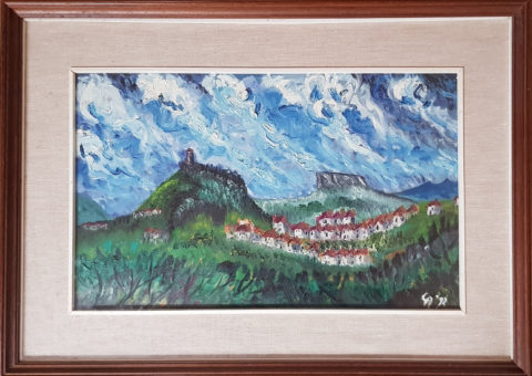 Stereotipo di Felina - olio su tela 40x25 cm
