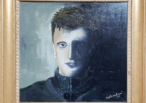 Autoritratto all'età di 20 anni - olio su tela (1994)