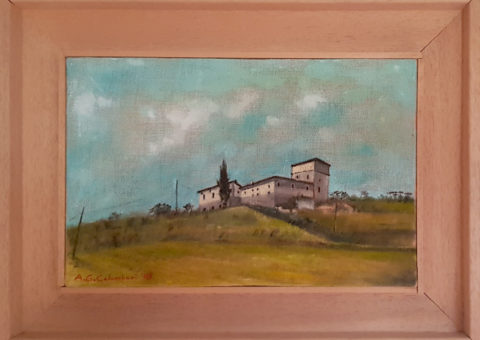 Località Le Vaglie di Casina - olio su tela 20x30 cm (2005)