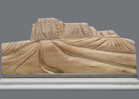 Senza nome 1 - scultura su cirmolo 17x9 cm