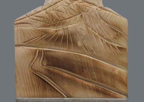 Senza nome 2 - scultura su cirmolo 12x14 cm