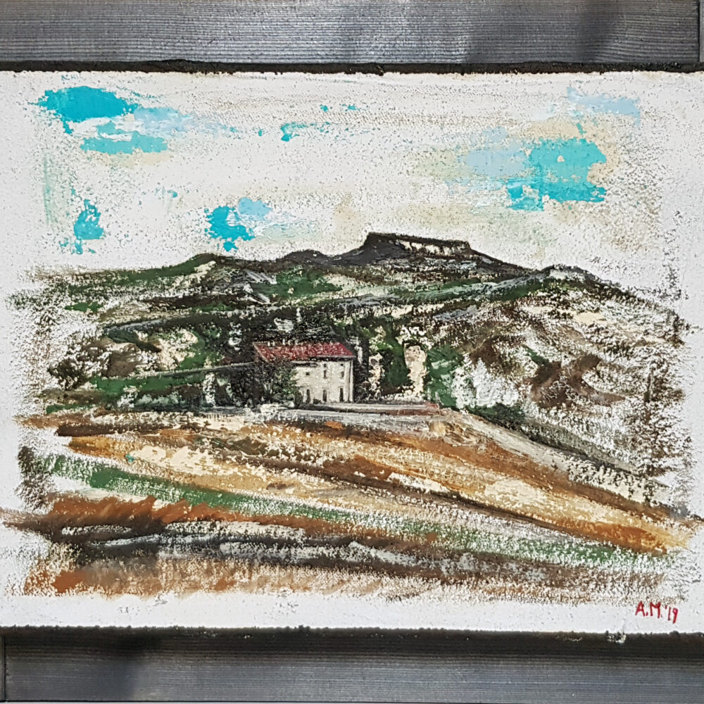 Dalla parte di C. Monti - olio su tela 40x30 cm - ESPOSTO PRESSO IAT CASTELNOVO NE' MONTI (RE)