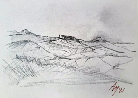 Matita 2 bis - matita su cartone 21x15 cm