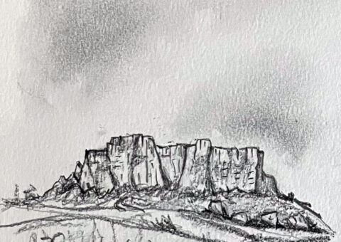 Solo matita - Bismantova 2 - matita su cartone 14x21 cm