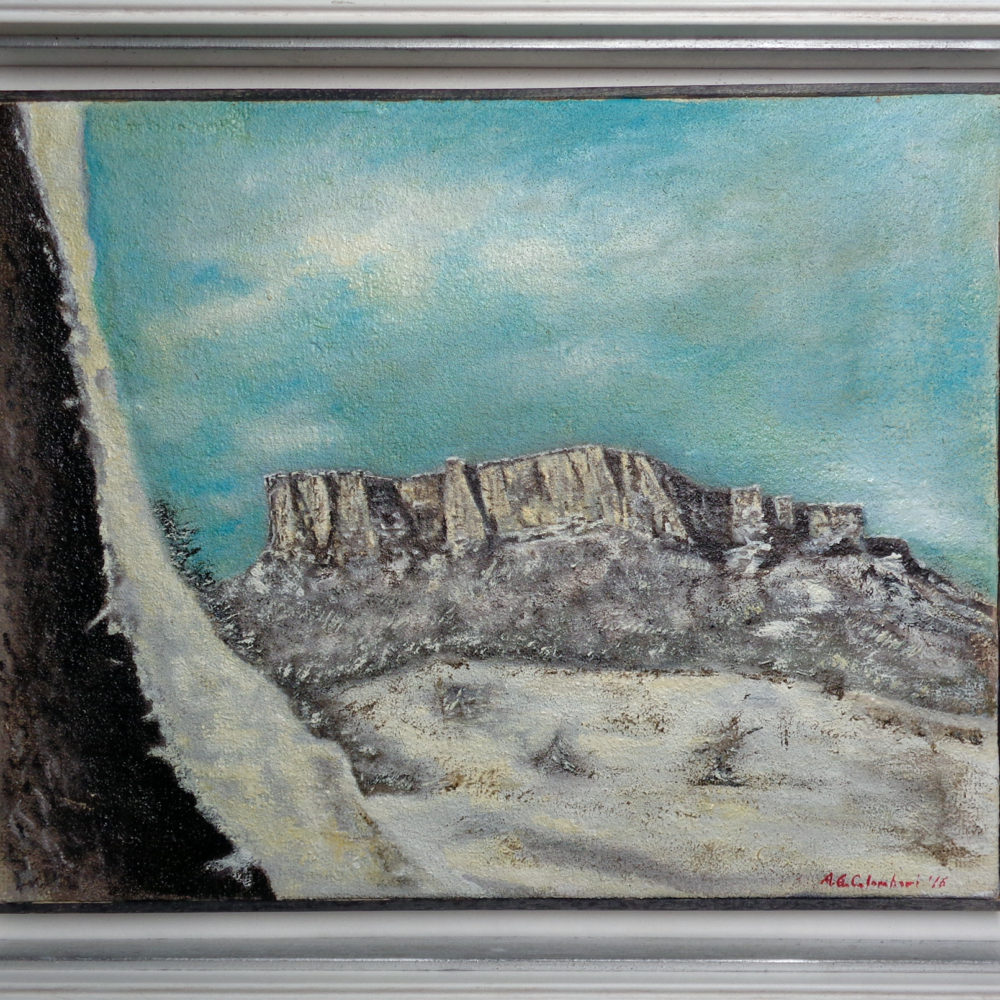 dalla Bismantova ! - olio su tela 50x40 cm