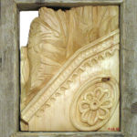 Eremo- altorilievo su pino cembro 20x24,5 cm